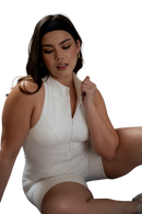Soledad Playsuit in Ivory